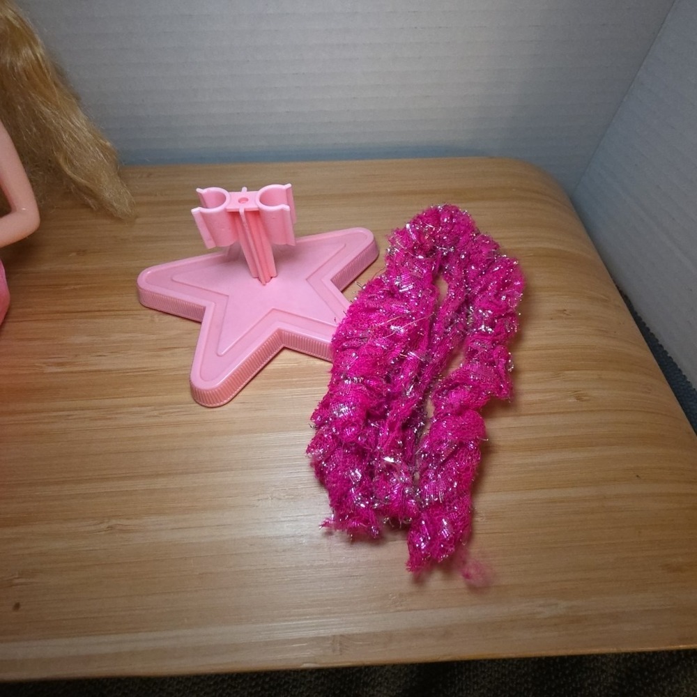 VTG 1977 Superstar Barbie Doll Jewelry Dress Shoes & Stand - Picture 3 of 11
